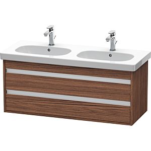 Duravit Ketho vanity unit KT664902121 115 x 45.5 cm, dark walnut, 2 drawers, wall-hung