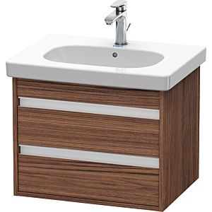 Duravit Ketho vanity unit KT665002121 60 x 45.5 cm, dark walnut, 2 drawers, wall-hung
