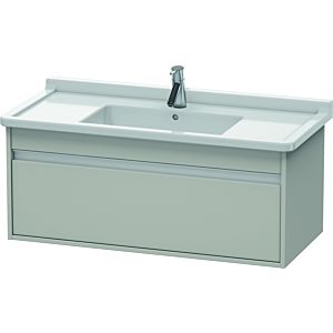 Ketho Duravit vasque KT666500707 100 x 45,5 cm, gris béton mat, 2000 , suspendu