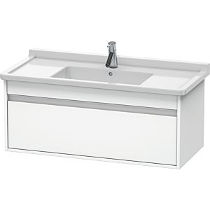 Ketho Duravit vasque KT666501818 100 x 45,5 cm, blanc mat, 2000 coulissant, suspendu