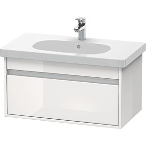Duravit Ketho Waschtischunterschrank KT666702222 80x41x45,5 cm, weiß hochglanz, für D-Code 034285