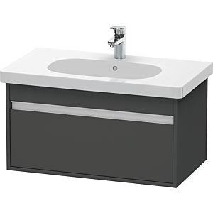 Duravit Ketho Waschtischunterschrank KT666704949 80 x 41 x 45,5 cm, Graphit Matt, für D-Code 034285