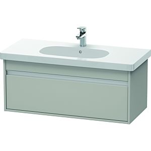 Duravit Ketho Waschtisch-Unterschrank KT666800707 100 x 45,5 cm, betongrau matt, 1 Auszug, wandhängend