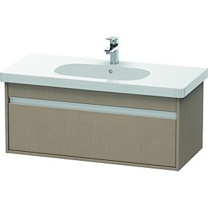 Duravit Ketho Waschtisch-Unterschrank KT666807575 100 x 45,5 cm, leinen, 1 Auszug, wandhängend