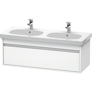 Duravit Ketho vanity unit KT666901818 115 x 45.5 cm, matt white, 2000 pull-out, wall-hung