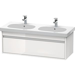 Duravit Ketho Waschtisch-Unterschrank KT666902222 115 x 45,5 cm, weiß hochglanz, 1 Auszug, wandhängend