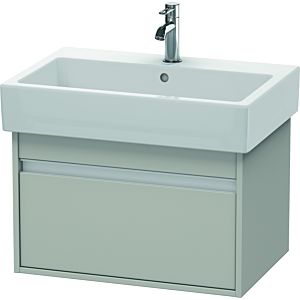 Duravit Ketho Waschtisch-Unterschrank KT668400707 65 x 44 cm, betongrau matt, 1 Auszug, wandhängend