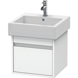Ketho Duravit vasque KT668501818 45 x 44 cm, blanc mat, 2000 coulissant, suspendu