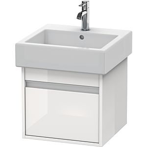 Duravit Ketho Waschtisch-Unterschrank KT668502222 45 x 44 cm, weiß hochglanz, 1 Auszug, wandhängend