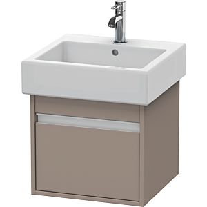 Duravit Ketho vanity unit KT668504343 45 x 44 cm, basalt matt, 2000 pull-out, wall-hung