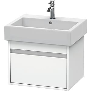 Duravit Ketho Waschtisch-Unterschrank KT668601818 55 x 44 cm, weiß matt, 1 Auszug, wandhängend