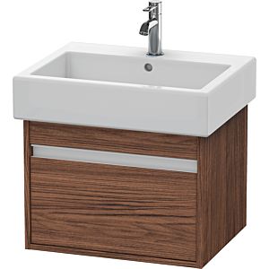 Duravit Ketho Waschtisch-Unterschrank KT668602121 55 x 44 cm, nussbaum dunkel, 1 Auszug, wandhängend