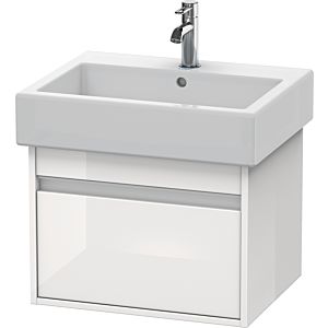 Duravit Ketho Waschtisch-Unterschrank KT668602222 55 x 44 cm, weiß hochglanz, 1 Auszug, wandhängend