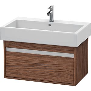 Duravit Ketho Waschtisch-Unterschrank KT668702121 75 x 44 cm, nussbaum dunkel, 1 Auszug, wandhängend