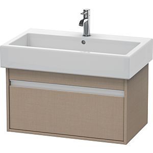 Duravit Ketho Waschtisch-Unterschrank KT668707575 75 x 44 cm, leinen, 1 Auszug, wandhängend