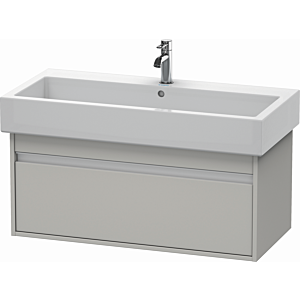 Duravit Ketho Waschtisch-Unterschrank KT668800707 95 x 44 cm, betongrau matt, 1 Auszug, wandhängend