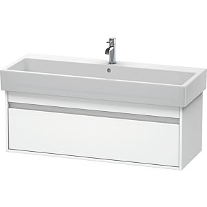 Ketho Duravit vasque KT668901818 115 x 44 cm, blanc mat, 2000 coulissant, suspendu