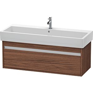 Duravit Ketho Waschtisch-Unterschrank KT668902121 115 x 44 cm, nussbaum dunkel, 1 Auszug, wandhängend