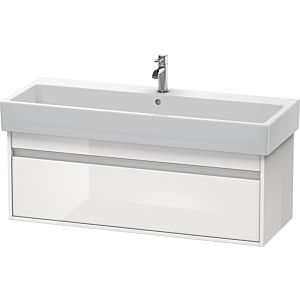 Ketho Duravit vasque KT668902222 115 x 44 cm, blanc brillant, 2000 coulissant, suspendu