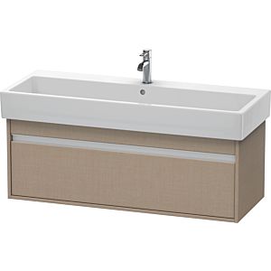 Duravit Ketho Waschtisch-Unterschrank KT668907575 115 x 44 cm, leinen, 1 Auszug, wandhängend