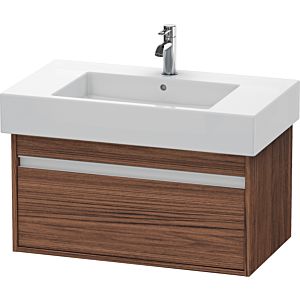 Duravit Ketho Waschtisch-Unterschrank KT669002121 80 x 45,5 cm, nussbaum dunkel, 1 Auszug, wandhängend