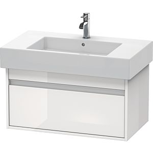 Ketho Duravit vasque KT669002222 80 x 45,5 cm, blanc brillant, 2000 coulissant, suspendu