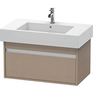 Duravit Ketho vanity unit KT669007575 80 x 45.5 cm, linen, 2000 pull-out, wall-hung