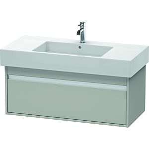 Duravit Ketho vanity unit KT669100707 100 x 45.5 cm, concrete gray matt, 2000 pull-out, wall-hung