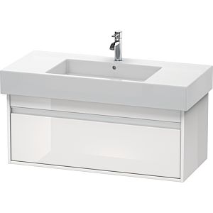 Ketho Duravit vasque KT66912222 100 x 45,5 cm, blanc brillant, 2000 coulissant, suspendu