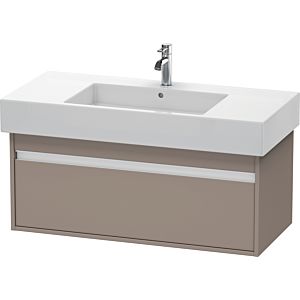 Duravit Ketho vanity unit KT669104343 100 x 45.5 cm, basalt matt, 2000 pull-out, wall-hung