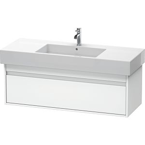 Duravit Ketho vanity unit KT669201818 120 x 45.5 cm, matt white, 2000 pull-out, wall-hung
