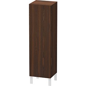 L-Cube Duravit tall cabinet LC1178L6969 40x36.3x132cm, door on the left, brushed walnut