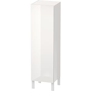 Duravit L-Cube Halbhochschrank LC1178L8585 40x36,3x132cm, Tür links, weiß hochglanz