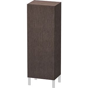 Duravit L-Cube Halbhochschrank LC1179L7272 50x36,3x132cm, Tür links, eiche dunkel gebürstet