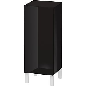 L-Cube Duravit tall cabinet LC1189L4040 individual, door on the left, black high-gloss