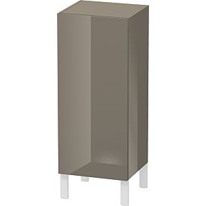 L-Cube Duravit haute LC1189L8989 individuelle, porte à gauche, gris flanelle brillant