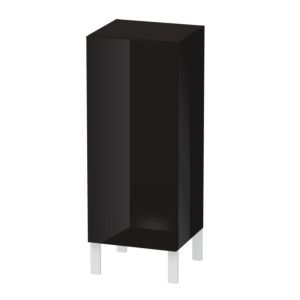 L-Cube Duravit tall cabinet LC1189R4040 individual, door on the right, black high-gloss