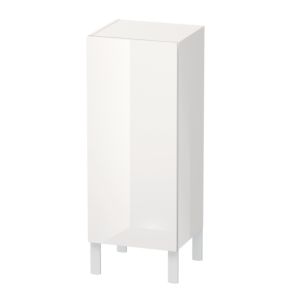 L-Cube Duravit tall cabinet LC1189R8585 individual, door on the right, white high gloss