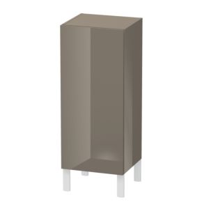 Duravit L-Cube Halbhochschrank LC1189R8989 individual, Tür rechts, flannel grey hochglanz