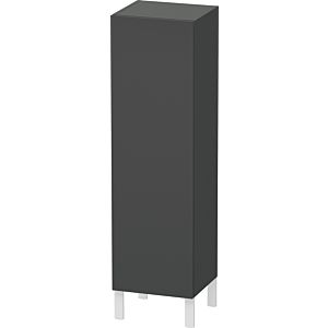 L-Cube Duravit tall cabinet LC1190L4949 individual, door on the left, matt graphite