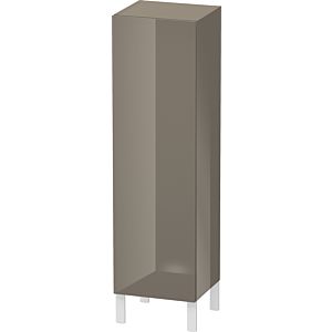 L-Cube Duravit tall cabinet LC1190R8989 individual, door on the right, flannel gray high gloss