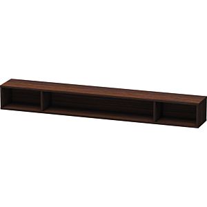 Duravit L-Cube Regalelement LC120106969 100 x 14 cm, nussbaum gebürstet, 3 Fächer, horizontal