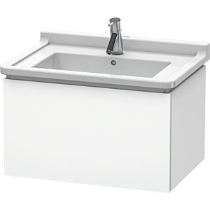 L-Cube Duravit vasque LC616401818 67 x 46,9 cm, blanc mat, 2000 coulissant, suspendu