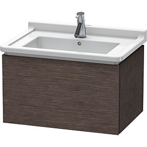 Duravit L-Cube Waschtisch-Unterschrank LC616407272 67 x 46,9 cm, eiche dunkel gebürstet, 1 Auszug, wandhängend