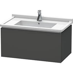 Duravit L-Cube Waschtisch-Unterschrank LC616504949 82 x 46,9 cm, graphit matt, 1 Auszug, wandhängend