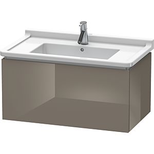 Duravit L-Cube Waschtisch-Unterschrank LC616508989 82 x 46,9 cm, flannel grey hochglanz, 1 Auszug, wandhängend