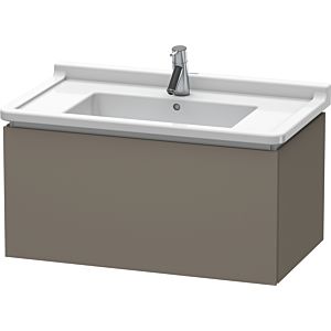 Duravit L-Cube Waschtisch-Unterschrank LC616509090 82 x 46,9 cm, flannel grey seidenmatt, 1 Auszug, wandhängend