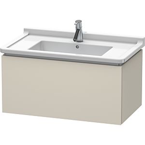 Duravit L-Cube Waschtisch-Unterschrank LC616509191 82 x 46,9 cm, taupe matt, 1 Auszug, wandhängend
