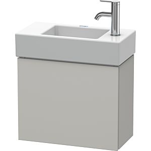 Duravit L-Cube vanity unit LC6246L0707 48x24x40cm, wall-hung, door on the left, concrete gray matt