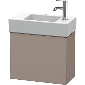 L-Cube Duravit vasque LC6246L4343 48x24x40cm, suspendu, porte à gauche, basalte mat